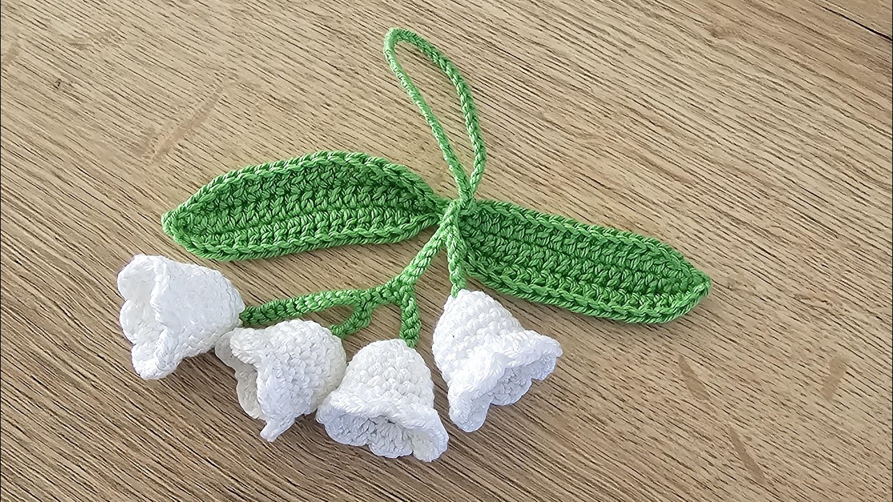 Brin de muguet à suspendre crochet tuto