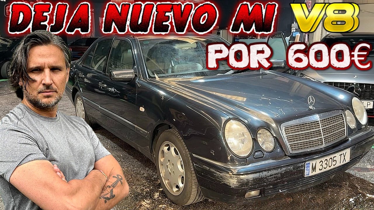 MERCEDES BENZ V8 RESTAURADO por MENOS de 1000€. ASÍ DEJÓ GARAJE RG