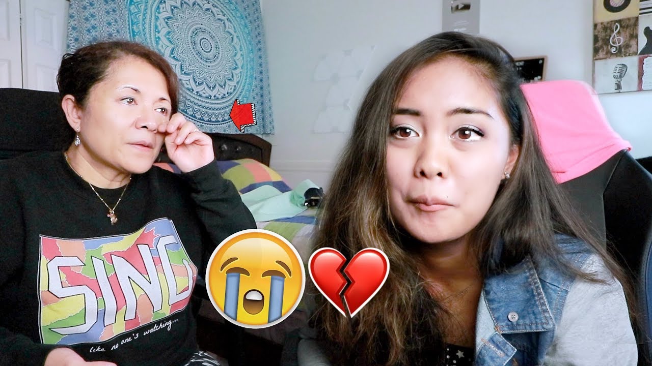 SINGING EMOTIONAL SONGS WITH MY MOM.