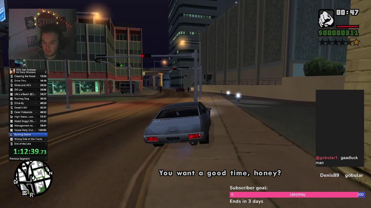 4th time speedrun GTA:SA