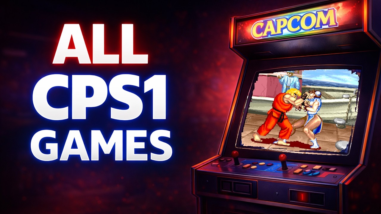 All Capcom CPS-1 Games 1988-1995 | Every CPS1 Arcade Game