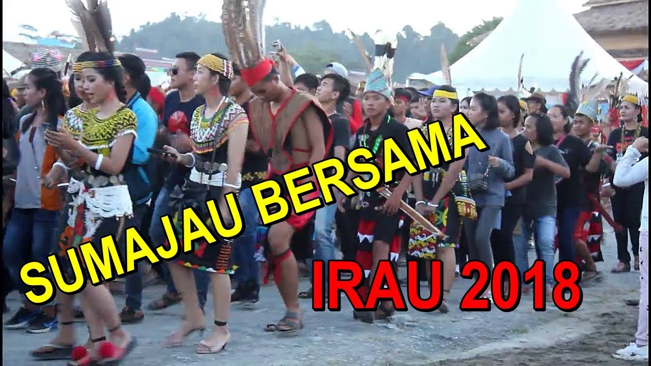 IRAU MALINAU 2018: Begini Serunya Sumajau Dayak Tahol