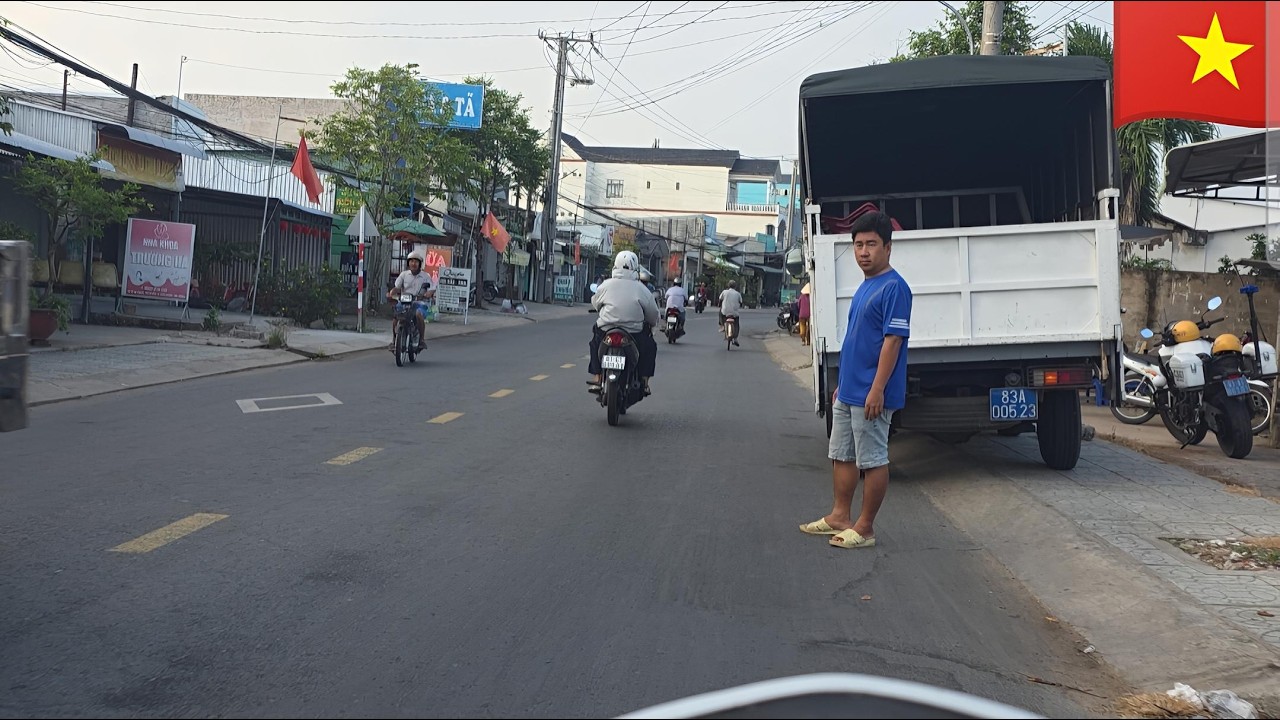 POV: Morning Motorbike Ride in Vietnam 🇻🇳 | Đường Phố Việt Nam #4