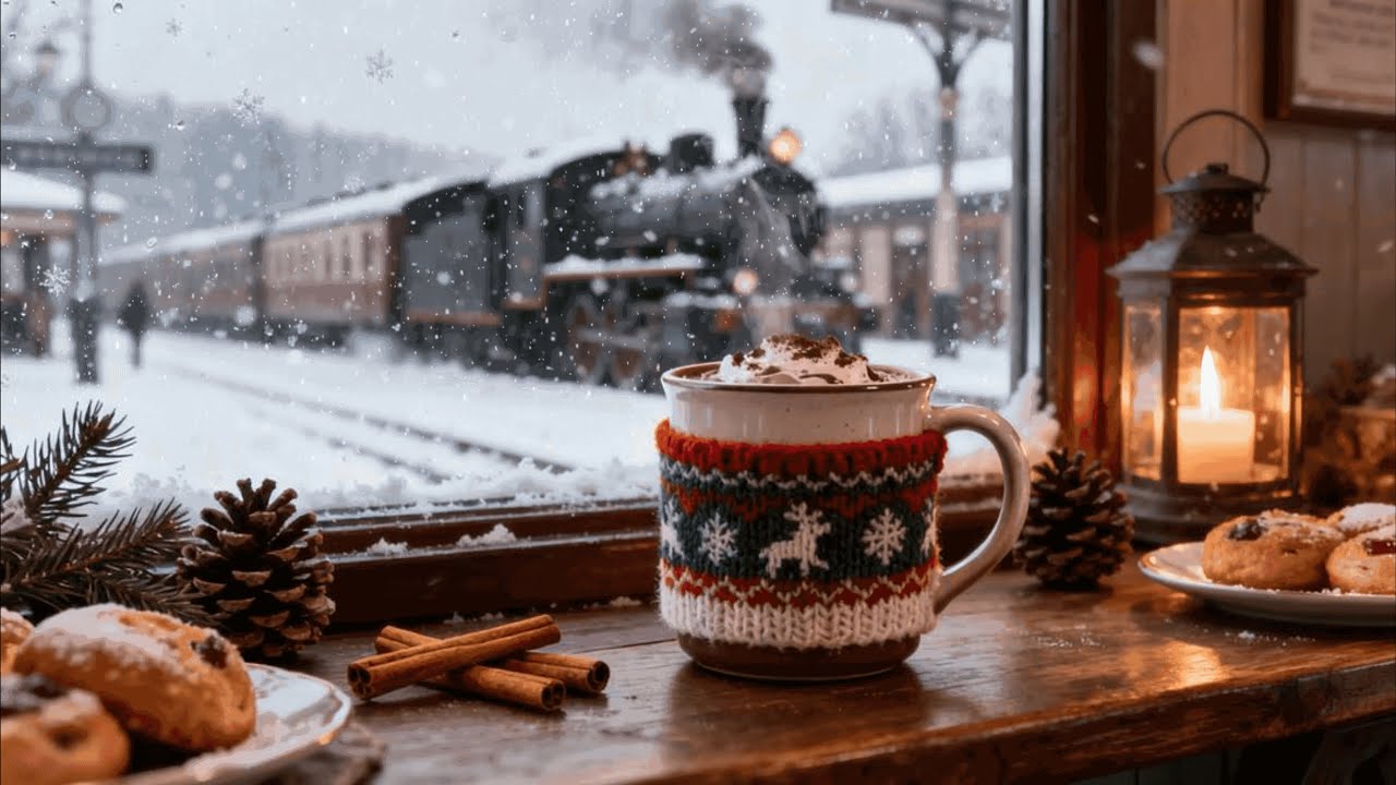 Positive Jazz Cafe ☕ Exquisite Winter Morning Jazz & Bossa Nova Instrumental for a Good Mood