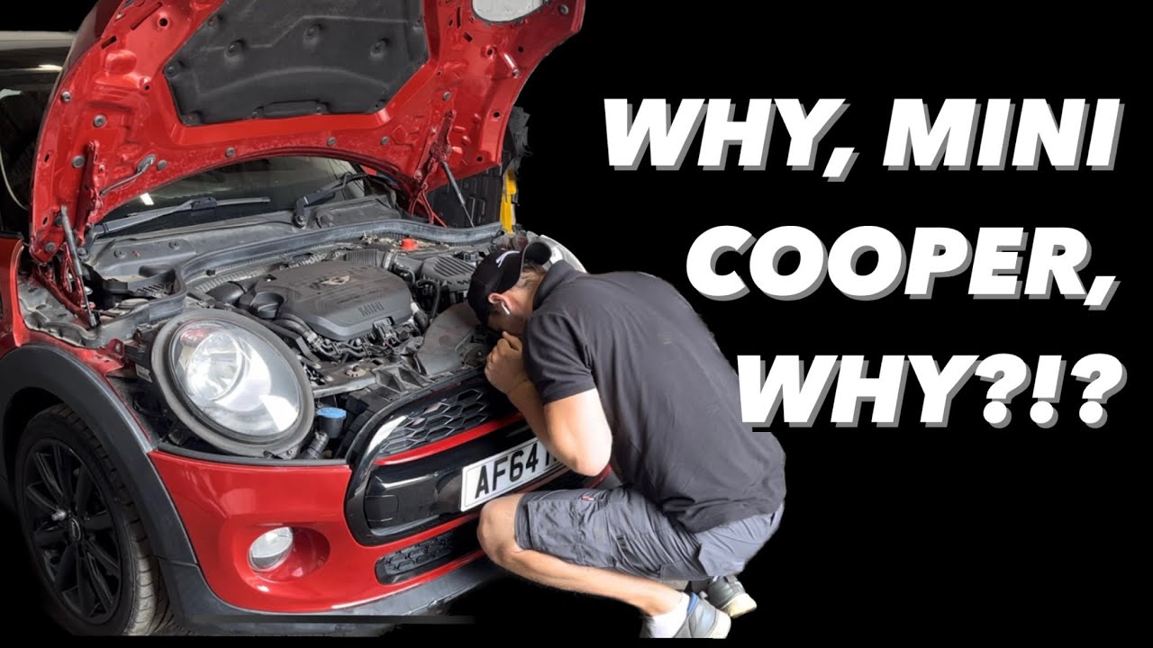 Замена цепи ГРМ Mini Cooper 1.5 B37, код 273d00, снятие двигателя