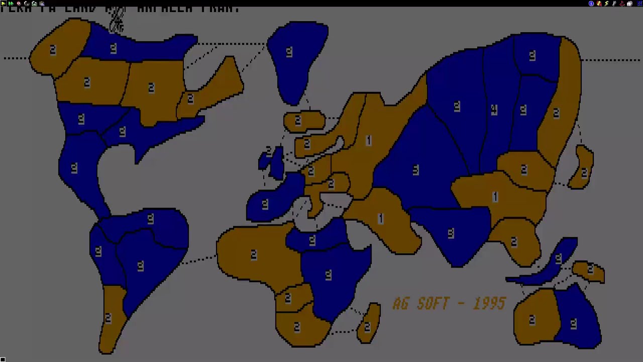 ATARI ST Risk 2 Players By Anton Gustavsson & AG Soft In GFA BASIC In 1994 1995 LOOK ATARIMANIA STE