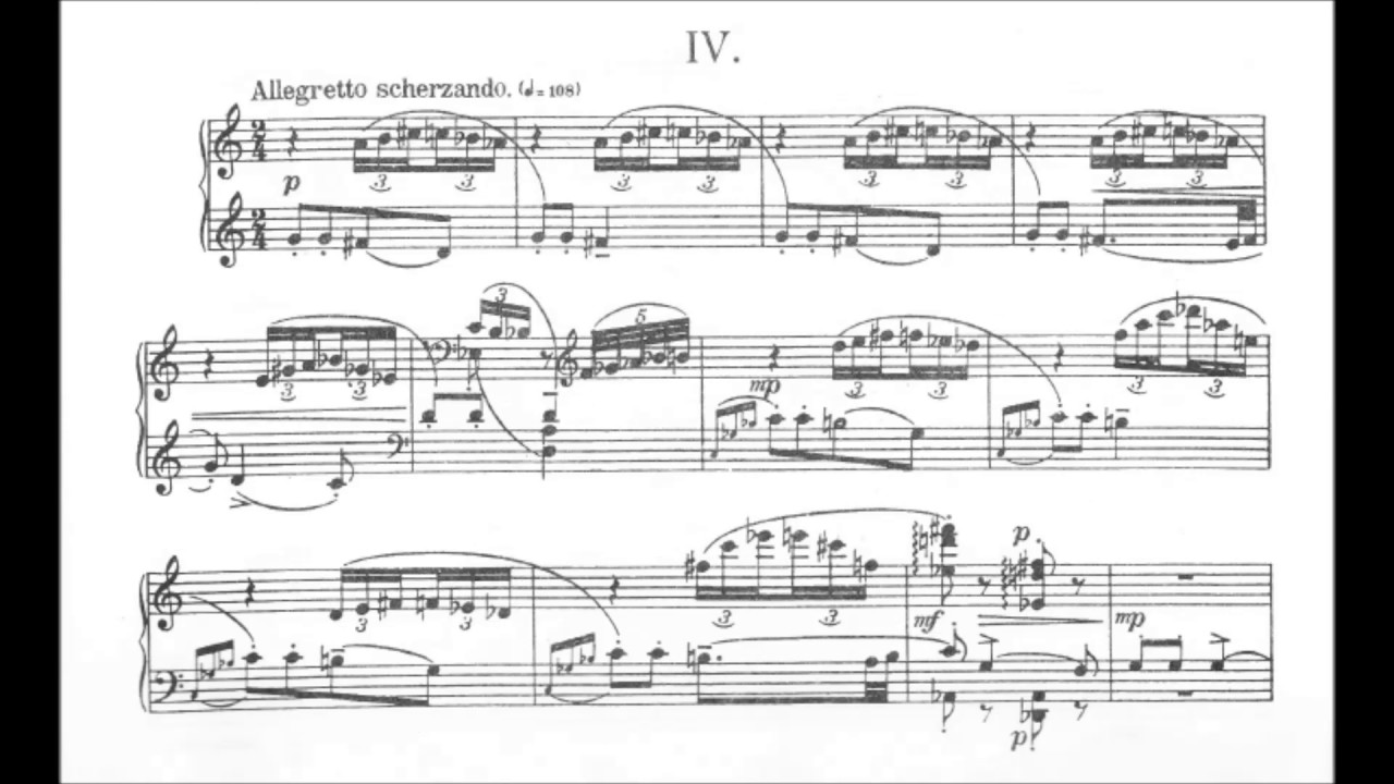 Béla Bartók - Improvisations on Hungarian Peasant Songs [With score]
