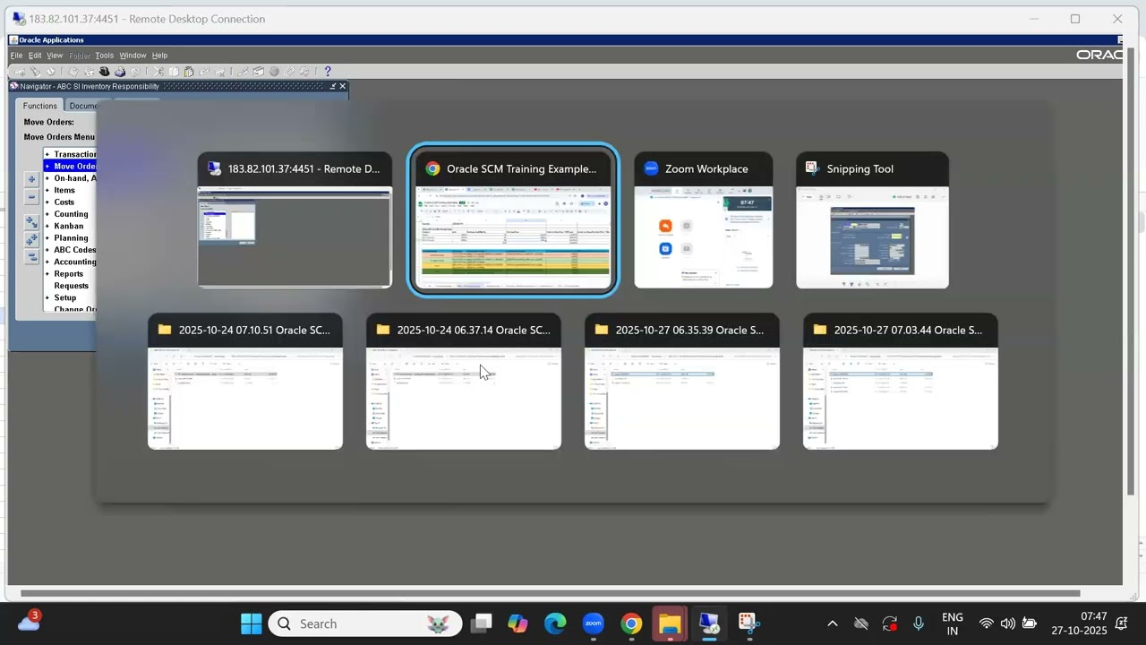 52. Oracle Inventory - Costing Methods - Average Costing