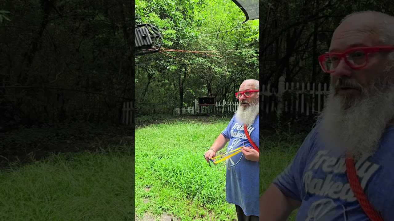 Slingshot instinctive shooting... Chuckin Steel.  #slingshot