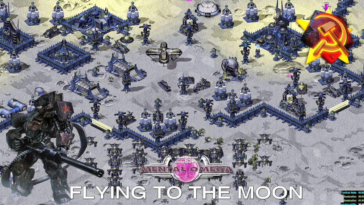Red Alert 2 | Mental Omega 3.3.6 - Soviet Fan Mission - Flying to the Moon