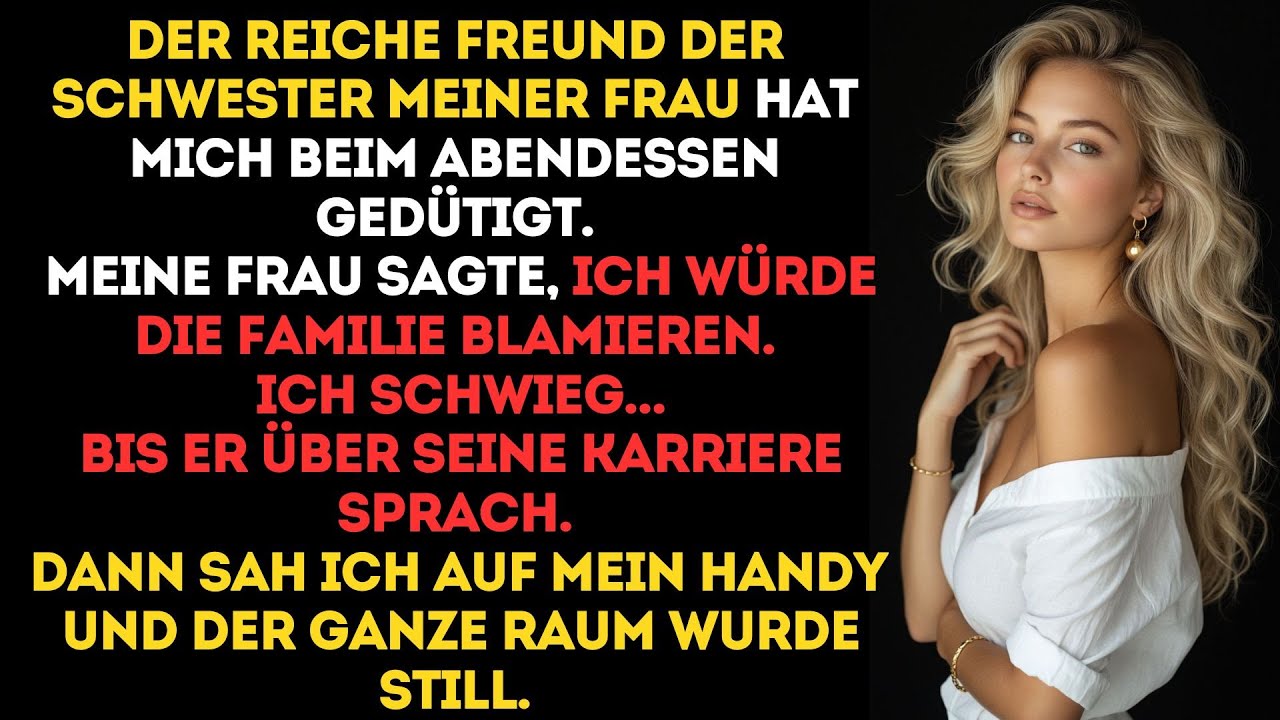 MEINE FRAU NENNTE MICH PEINLICH – BIS SEIN BERUF AUF DEM TISCH LAG UND MEIN HANDY ALLES ZERSTÖRTE