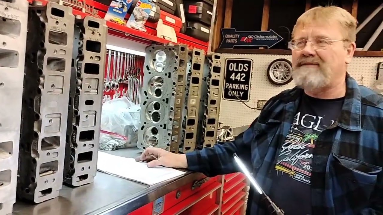 Oldsmobile cylinder head info . Edelbrock vs iron .