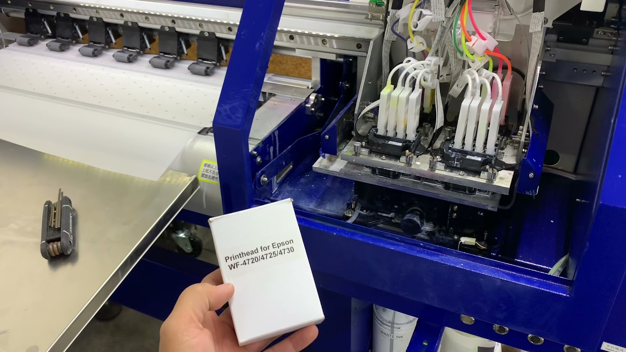 Replacing 4720 Printhead on my HJD commercial DTF Printer