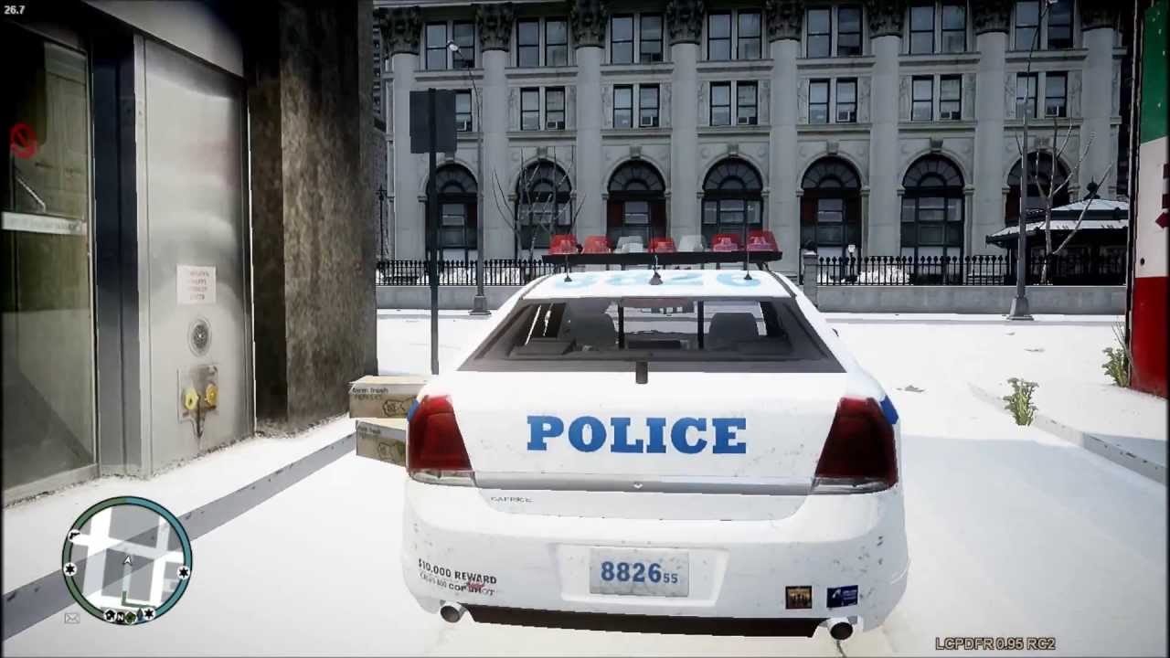 GTA IV LCPDFR 2012 NYPD Caprice Winter Patrol