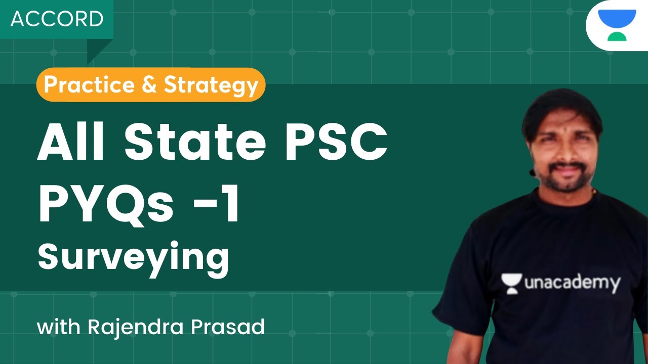 All State PSC PYQs -1 | Surveying | GATE 2023 | Rajendra Prasad