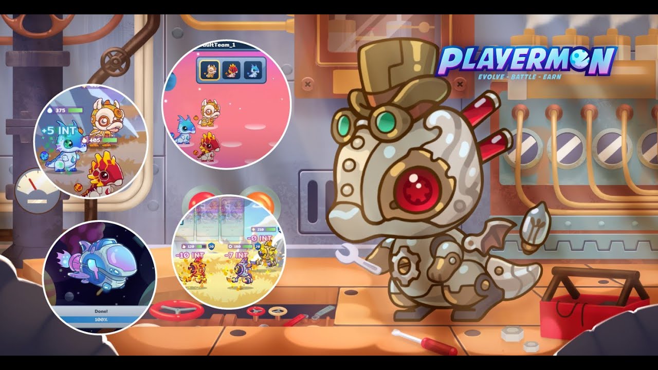 Playermon Game Features Update 2.6.0 - Introducing New Skill Cards & Buff/Debuff Effects