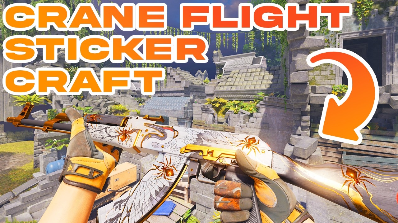 AK-47 | Crane Flight (CS2 Sticker Crafts)