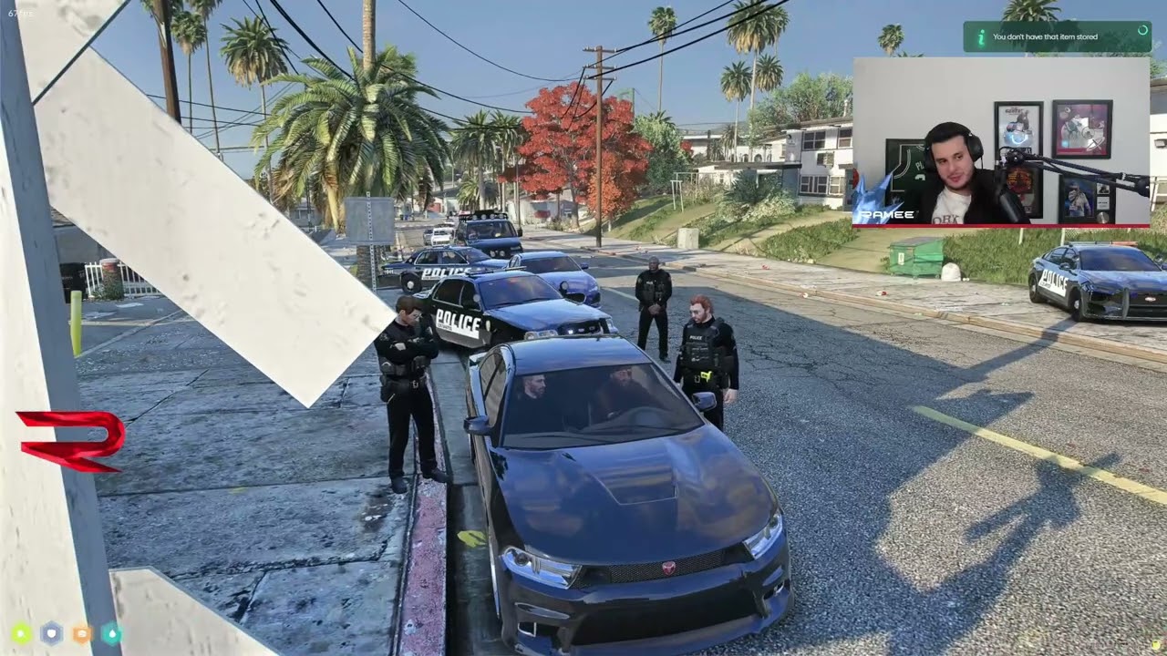 K and Ramee get pulled over by the block