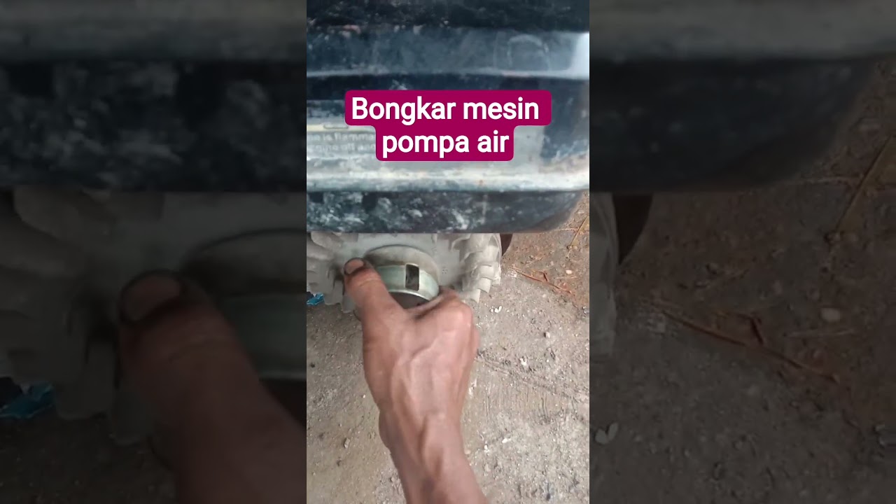 bongkar mesin pompa air GX 160