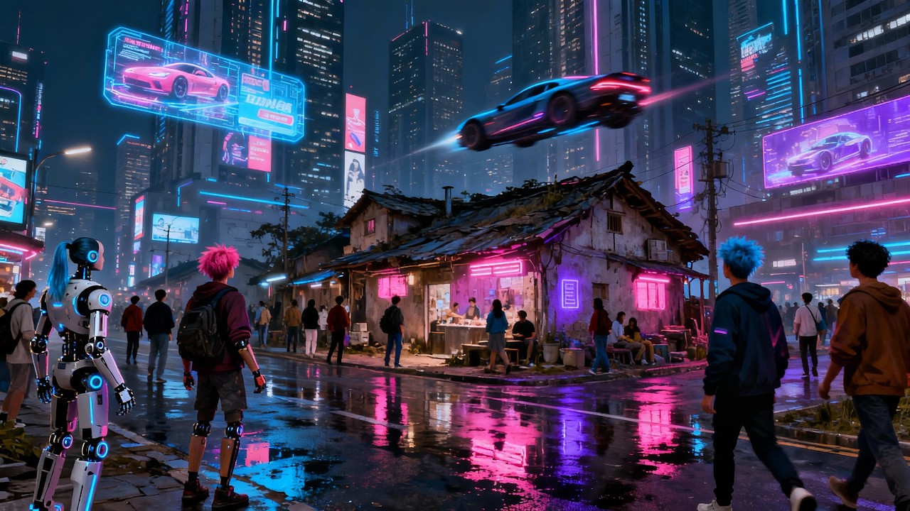 Neon Imagination &mdash; Cyberpunk Ambient Mix 2026 | Futuristic Chill Music | Electronic Music | Vol. 46