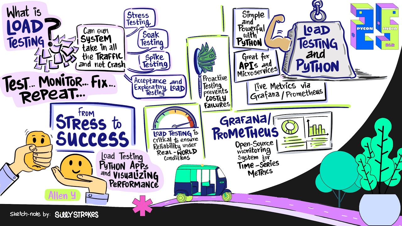 From Stress to Success: Load Testing Python Apps & Visualizing Performance - Allen Y