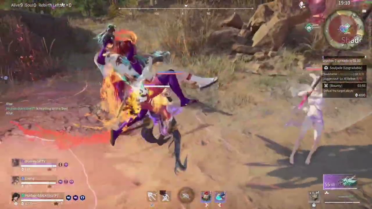 Naraka Bladepoint: Immortal War. Team Rose忍者: Gameplay Highlights. day 3
