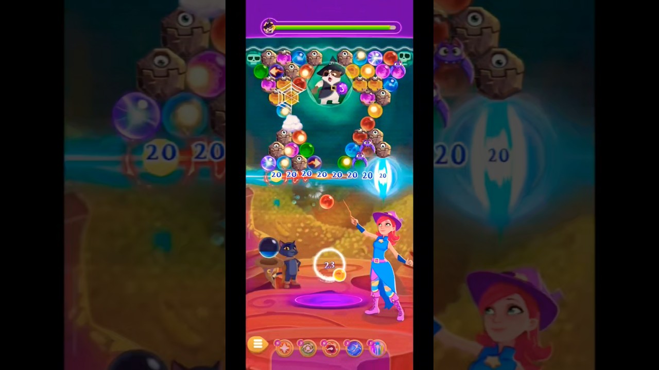 Bubble Shooter 100 Level #bubbleshooter #Bubblewitchsaga3