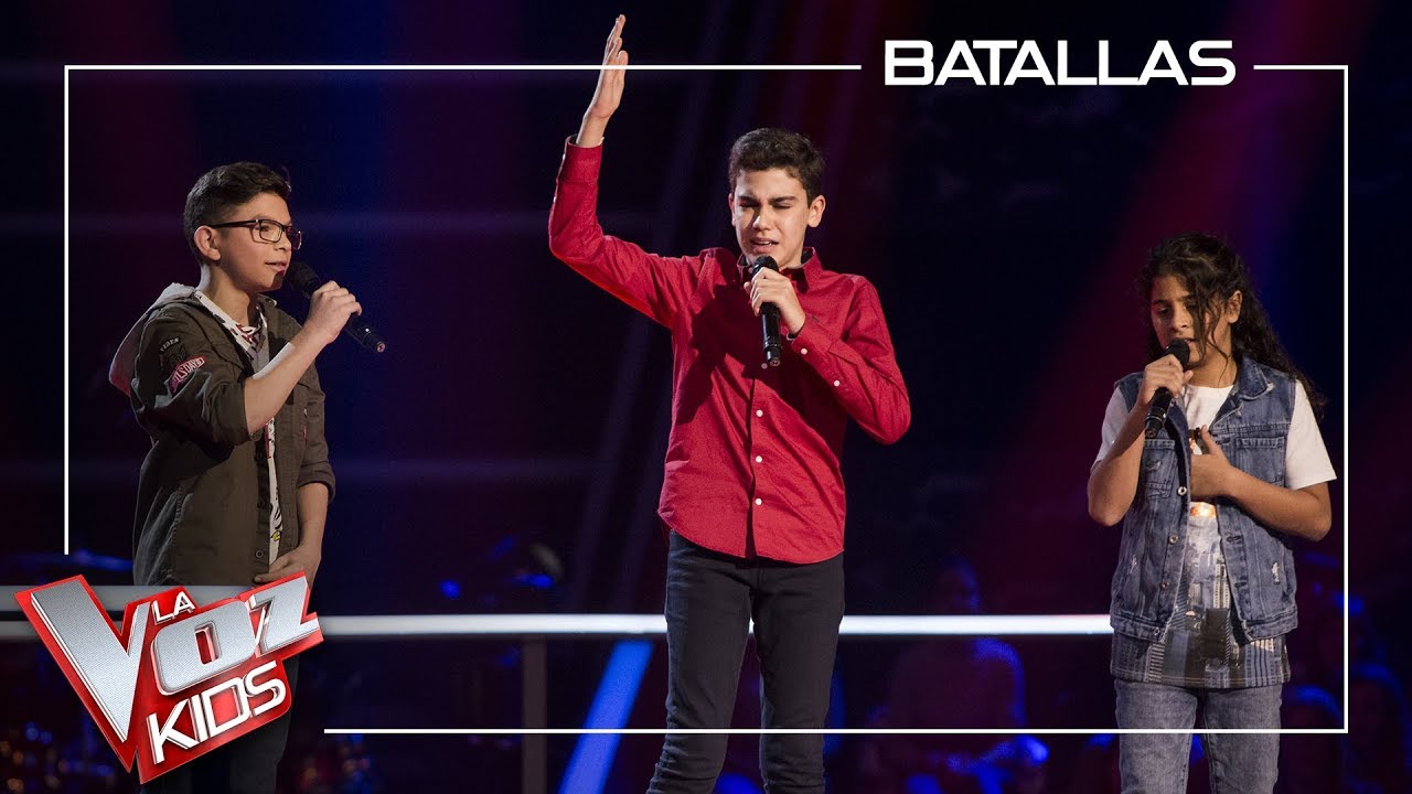 Hugo, Juan Miguel y Salva cantan 'Amiga mía' | Batallas | La Voz Kids Antena 3 2019