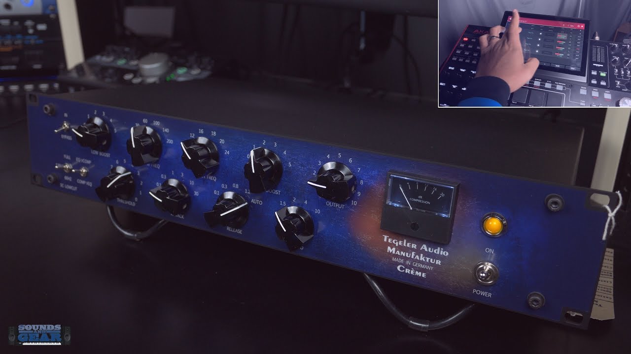 Testing the Tegeler Audio Creme Bus Compressor/EQ with the MPC X