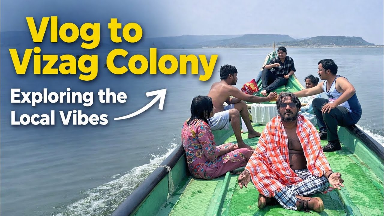 “A Day in Vizag Colony | Exploring the Streets, Life & Vibes 🌊🏡