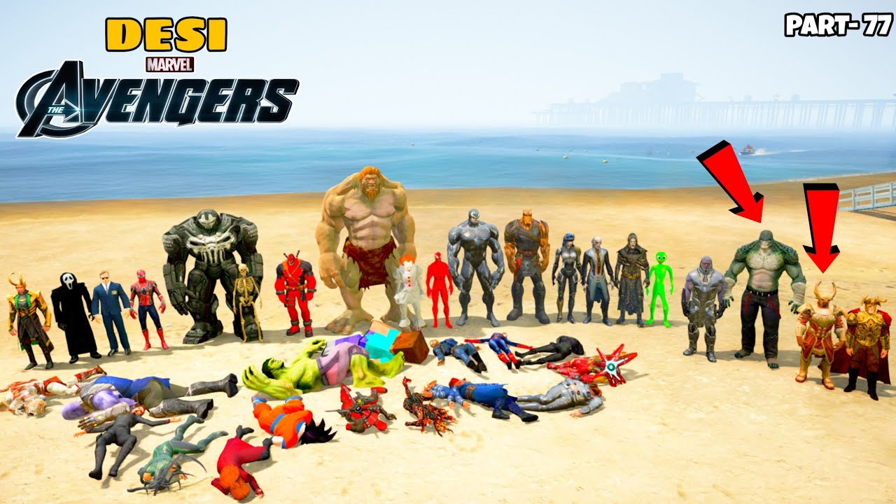 DESI Avengers Takes Help From ODIN and HEIMDALL to Beat DARKSEID in GTA 5  | DESI Avengers (PART 77)