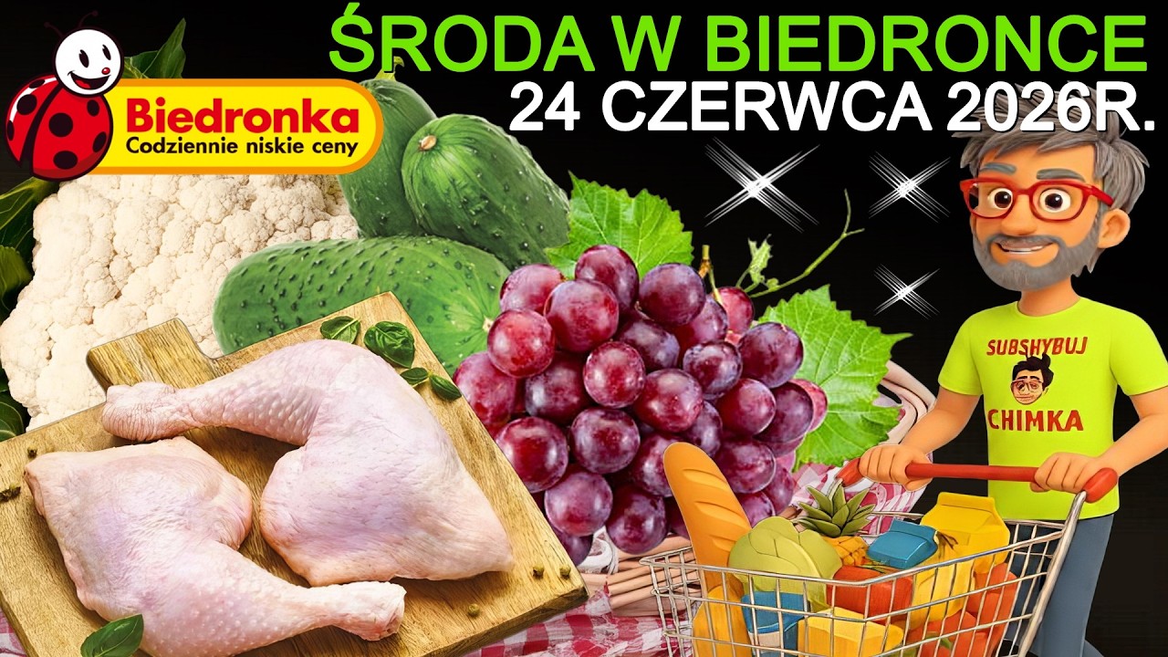BIEDRONKA | Nowa Oferta | Środa 24.06.2026 | To się w Biedronce Opłaca!