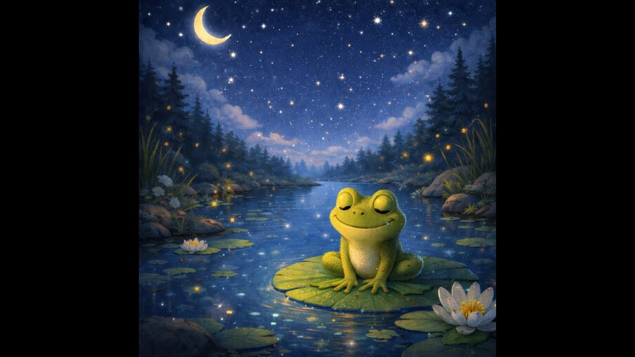 Spokojne Bajki na Dobranoc 🌙 | Żabka, która uczyła się ciszy | Bajka do słuchania