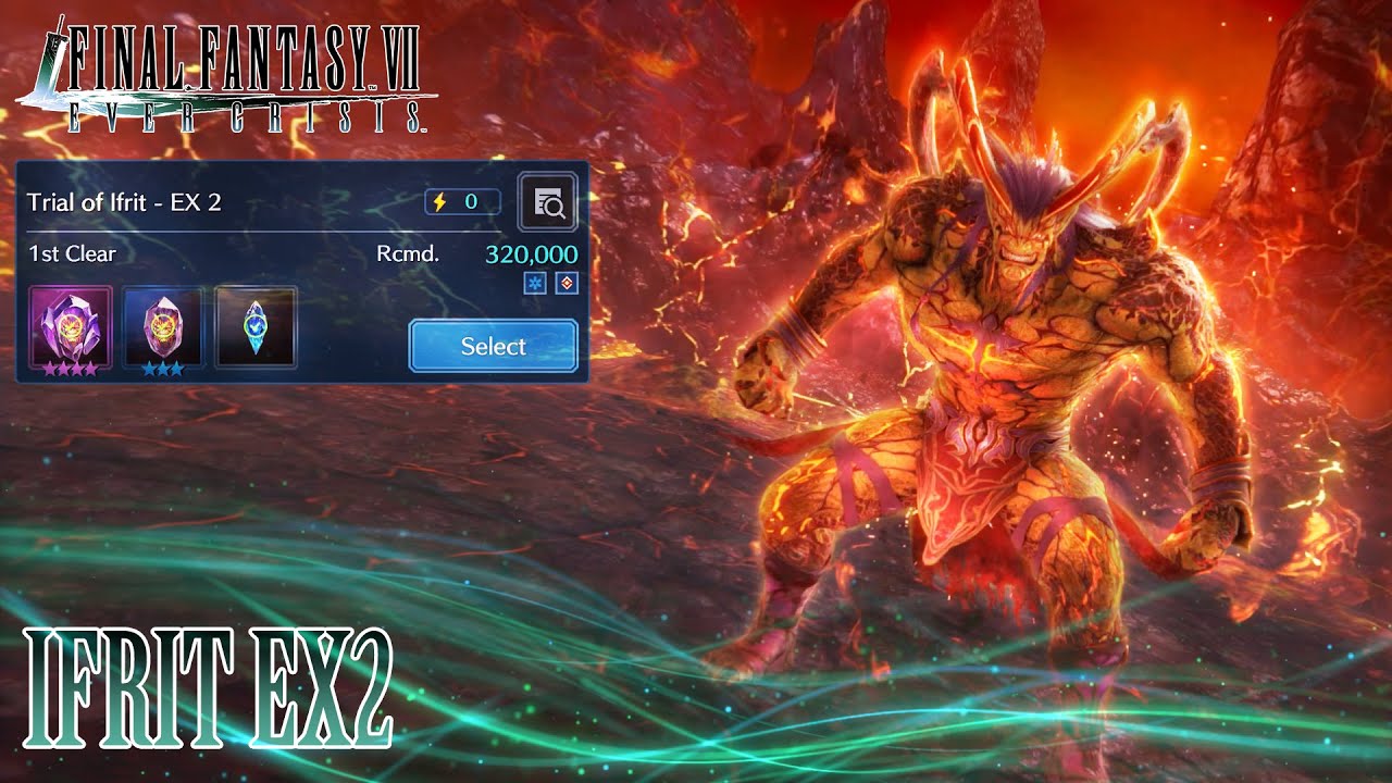 Ifrit EX2 battle guide (no Kamura) || Final Fantasy VII Ever Crisis