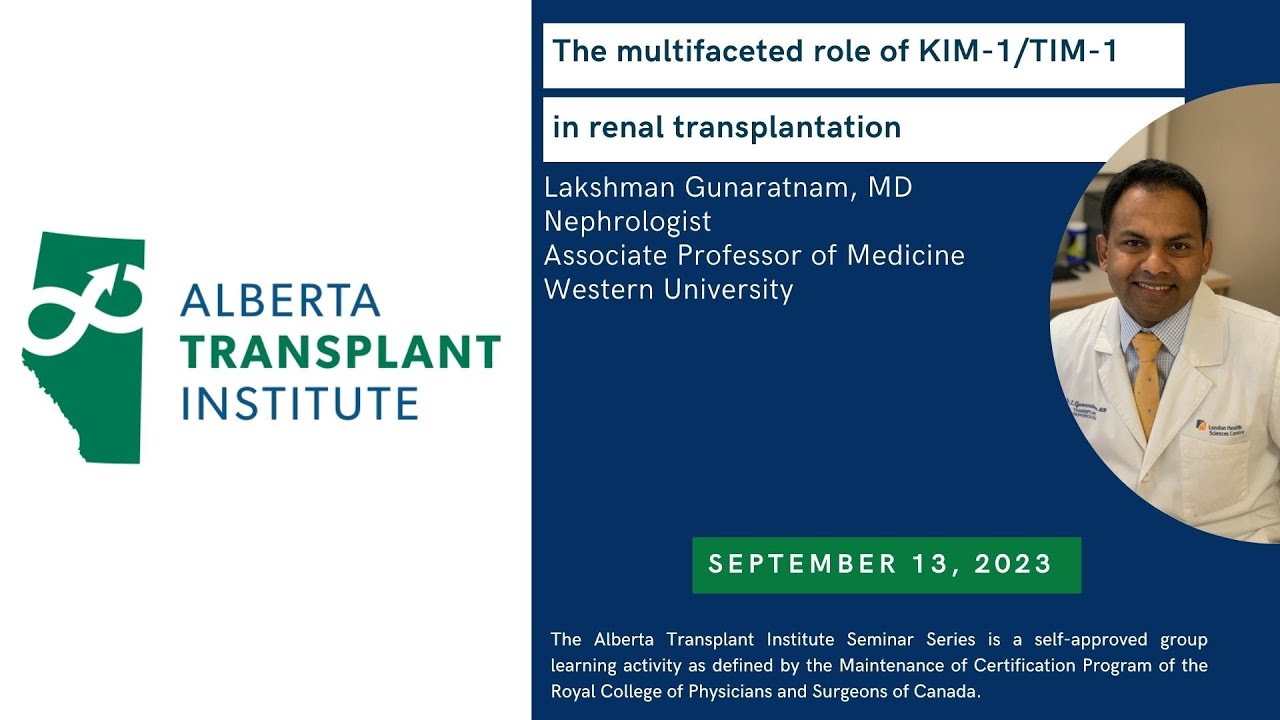 The multifaceted role of KIM-1/TIM-1 in renal transplantation
