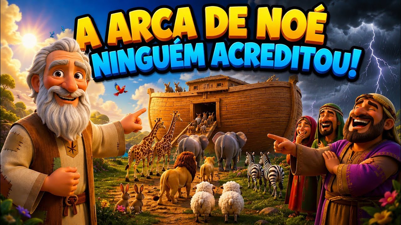 A Arca de Noé e a sua obediência a Deus | A História da Arca☀️⛈️