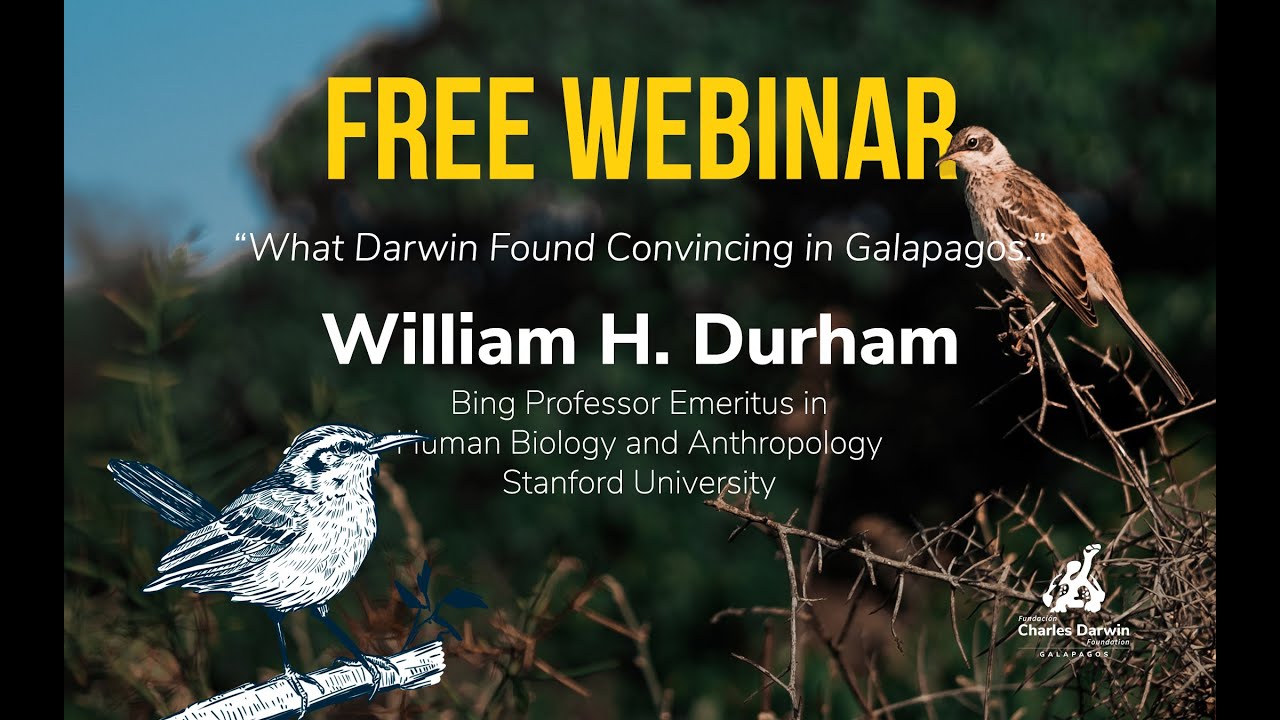 Webinar: What Darwin Found Convincing in Galapagos