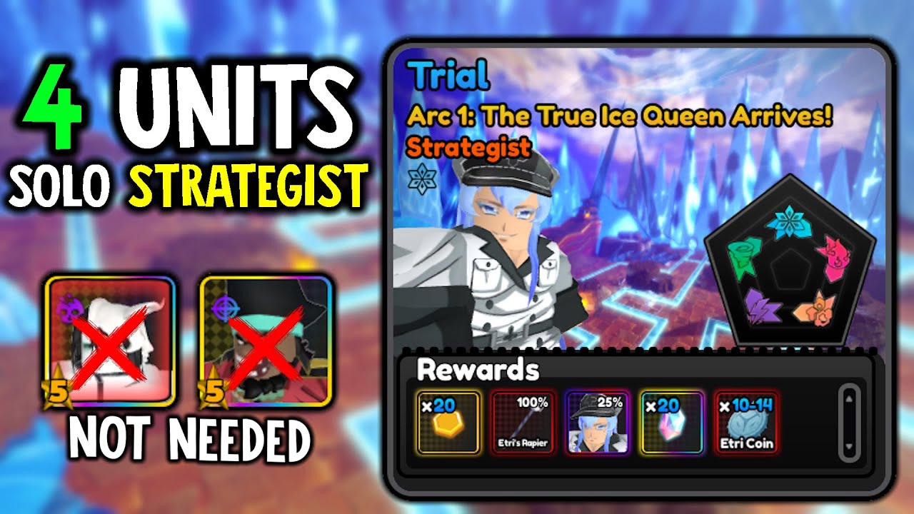 (No Ulquiorra!) Solo *SPEEDRUN* Trial 1 Strategist | All Star Tower Defense X