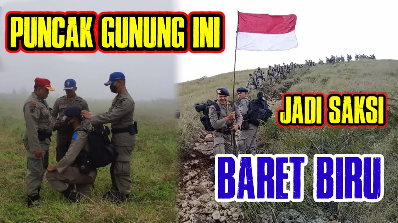 🇲🇨 BERHASIL‼️ Tradisi Pembaretan Baret Biru Siswa Bintara Brimob Angk.24 Pusdik Brimob Watukosek