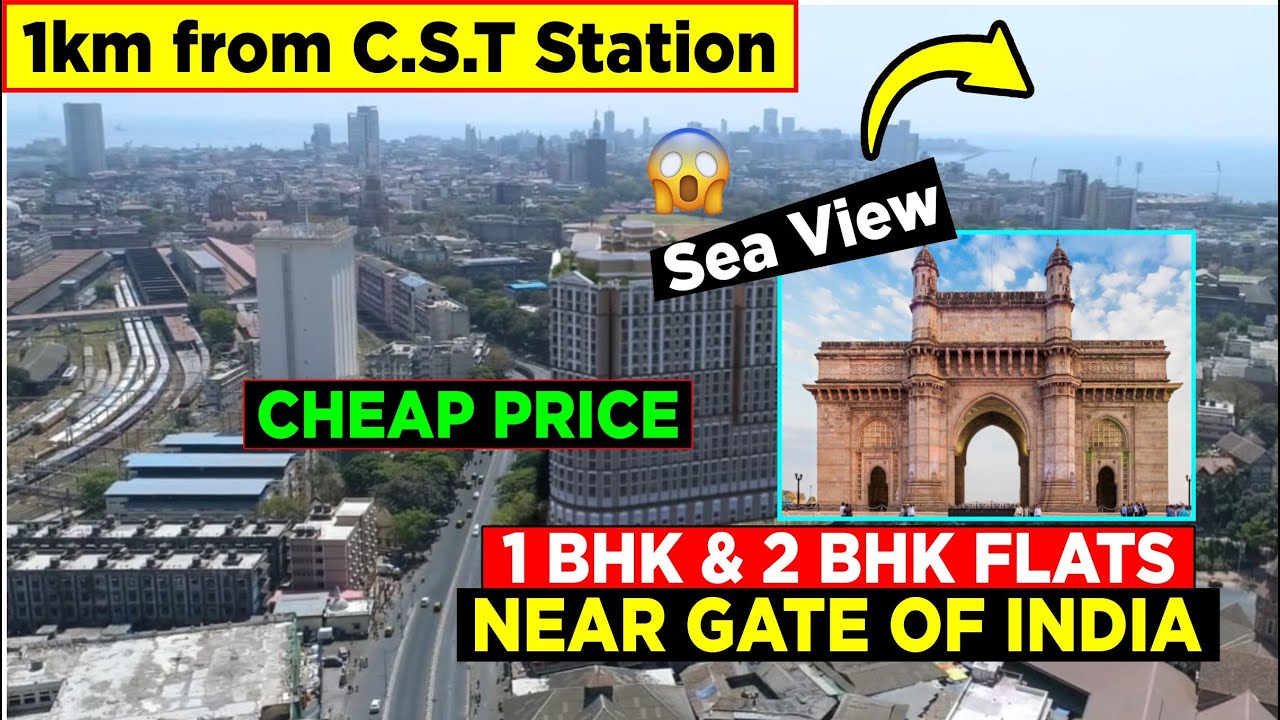 Flat for sale near Gate of India in South Mumbai | Middle Class Family Welcome | 1/2BHK