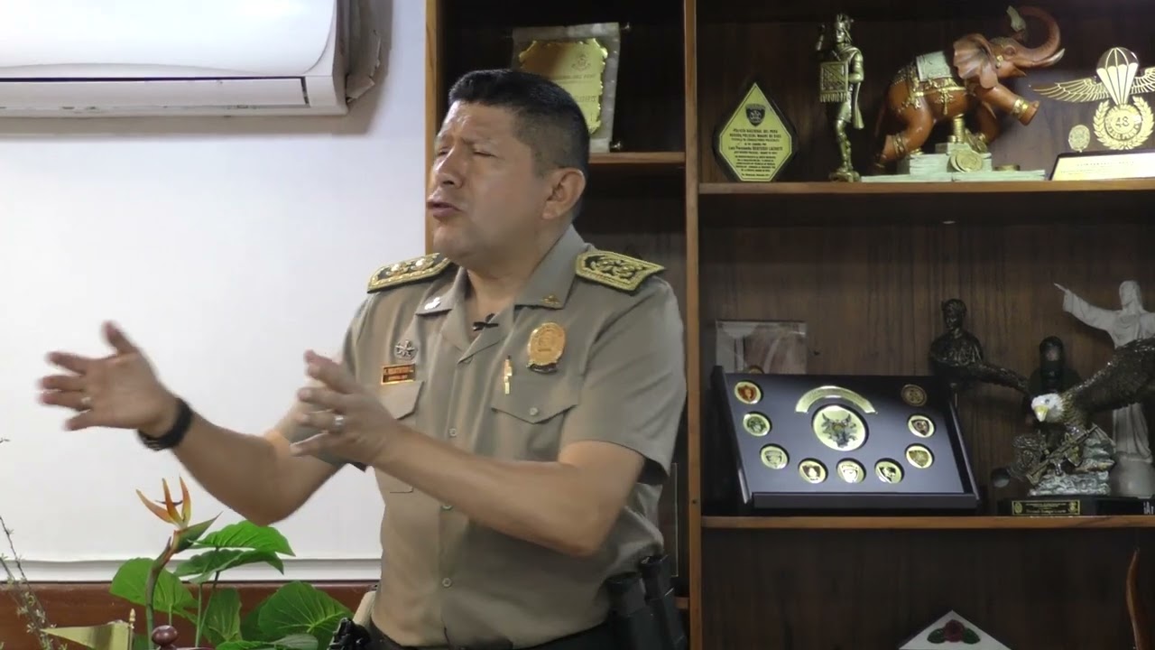 Entrevista al General PNP Luis Reátegui Lazarte, jefe del Comando de Asesoramiento General PNP.