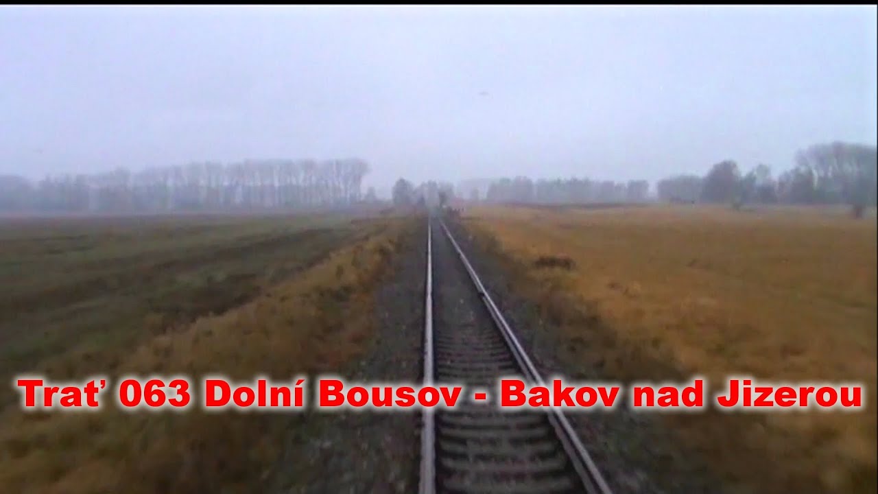 Trať 063 Dolní Bousov - Bakov nad Jizerou
