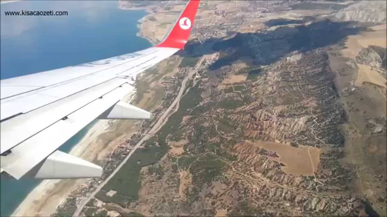Uçağın İniş Anı Görüntüleri
