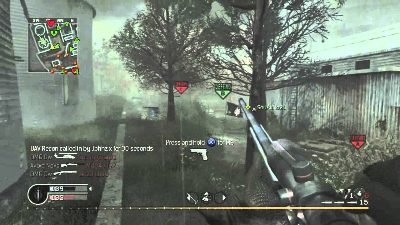 90 Kill Cod 4 Sniper Gameplay