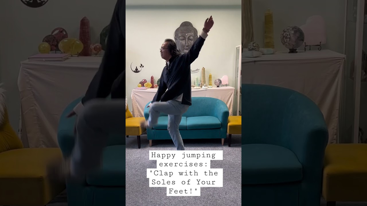 Happy jumping exercises: