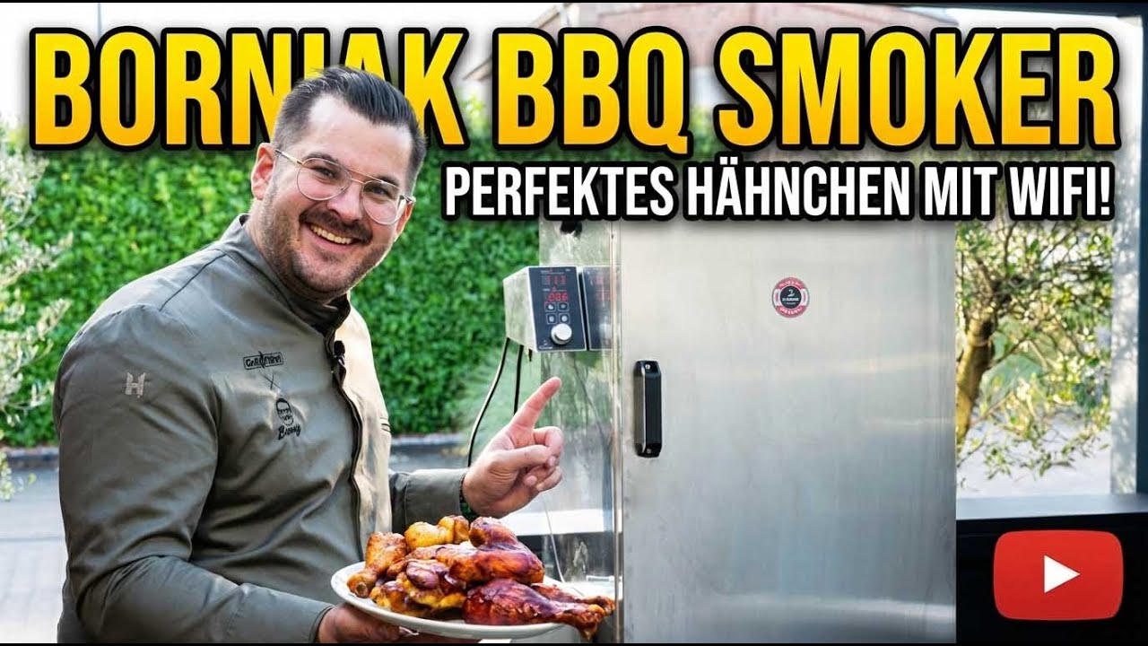 Der Borniak BBQ Smoker WiFi BBDSW-150 Edelstahl - Die Perfektion in Sachen Smoke