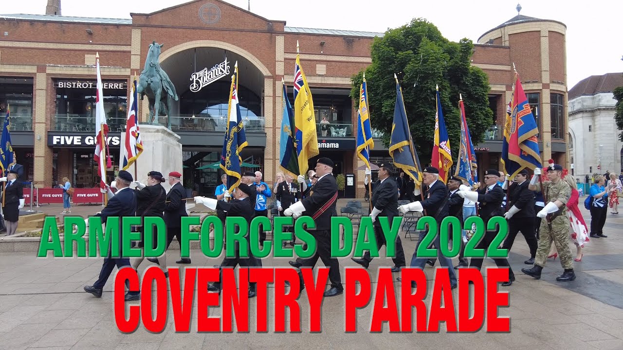Coventry Armed Forces Day 2022 Parade