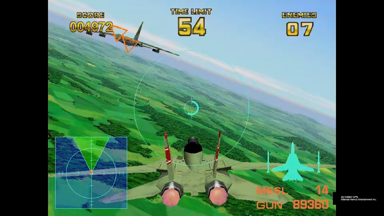 Arcade Archives 2 AIR COMBAT 22 Gameplay 🛩️ PS5 - Classic flying shooter