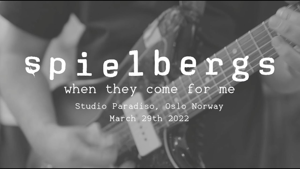 Spielbergs - When They Come For Me Live at Studio Paradiso
