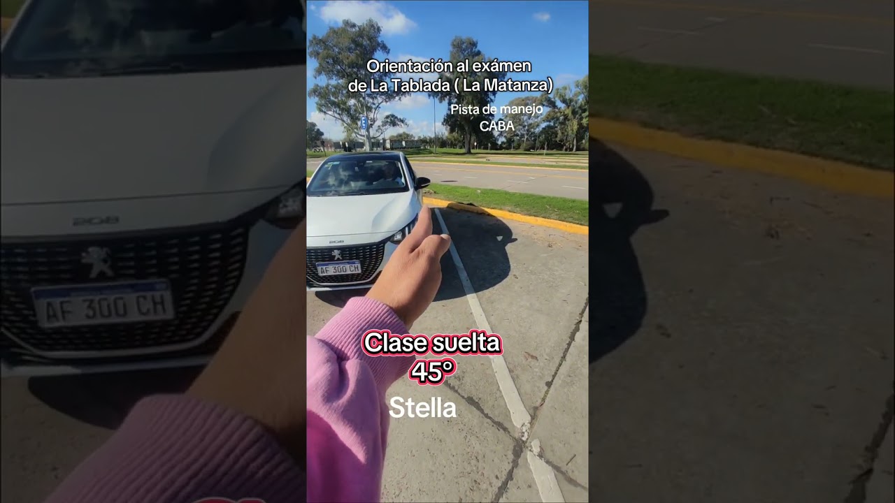 RINDES EN LA TABLADA? Estacionamiento en 45 es una prueba requerida. Te enseñamos